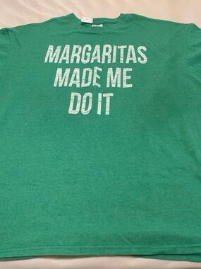 Delta Green Graphic Tee with White Print